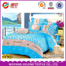 100% cotton cambric printed fabric bedding set